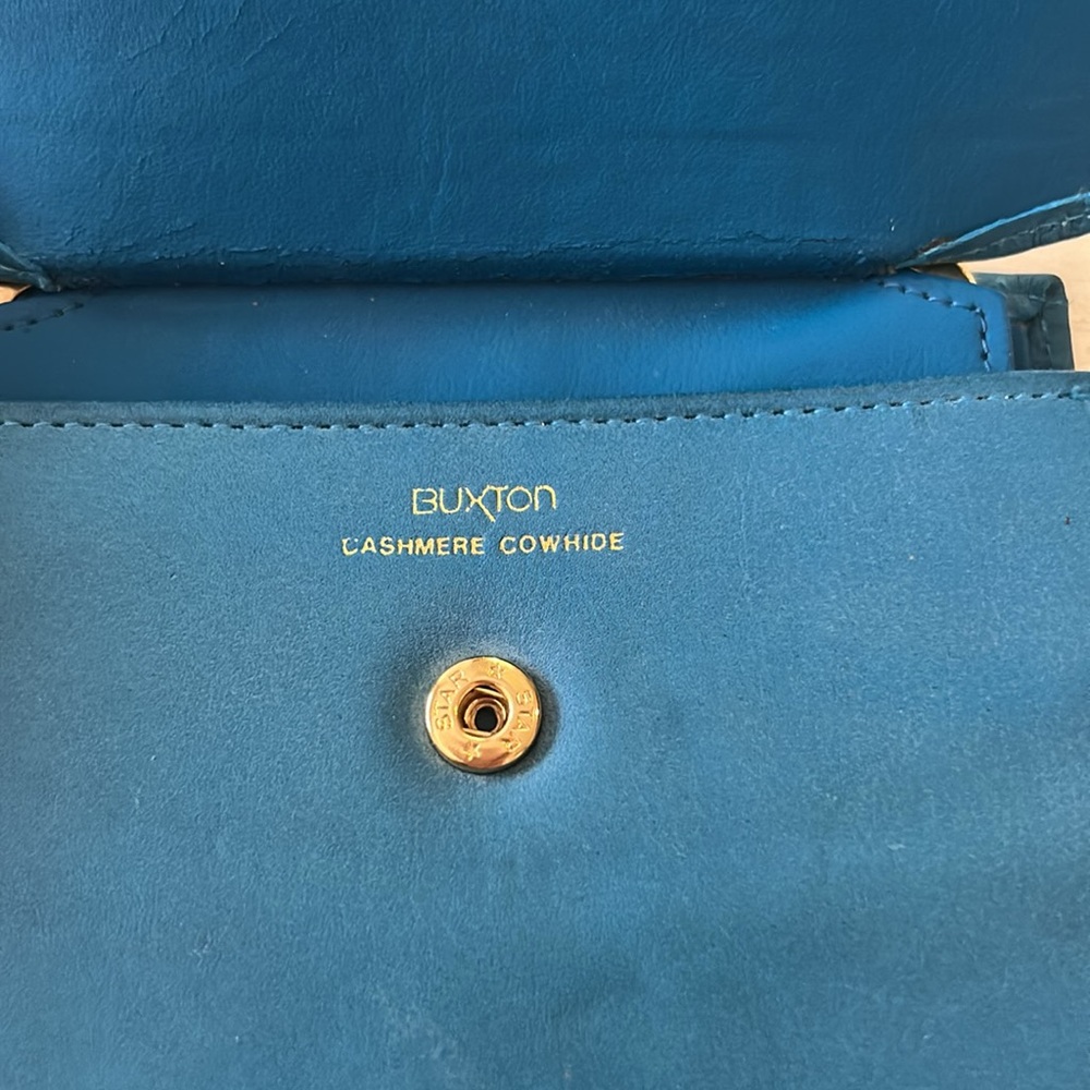 Buxton cashmere cowhide wallet - Picture 3 of 17